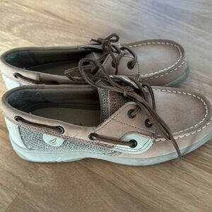 Kids Sperry Leather Boat Shoes